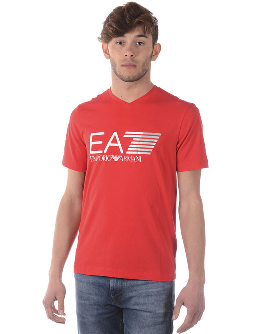 Maglietta EA7 Emporio Armani Rossa