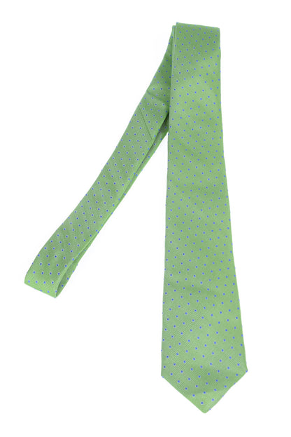 Cravatta Seta Verde Daniele Alessandrini U - mem39