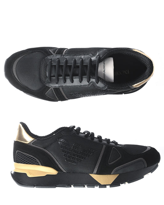 Sneakers Emporio Armani - Nero Oro
