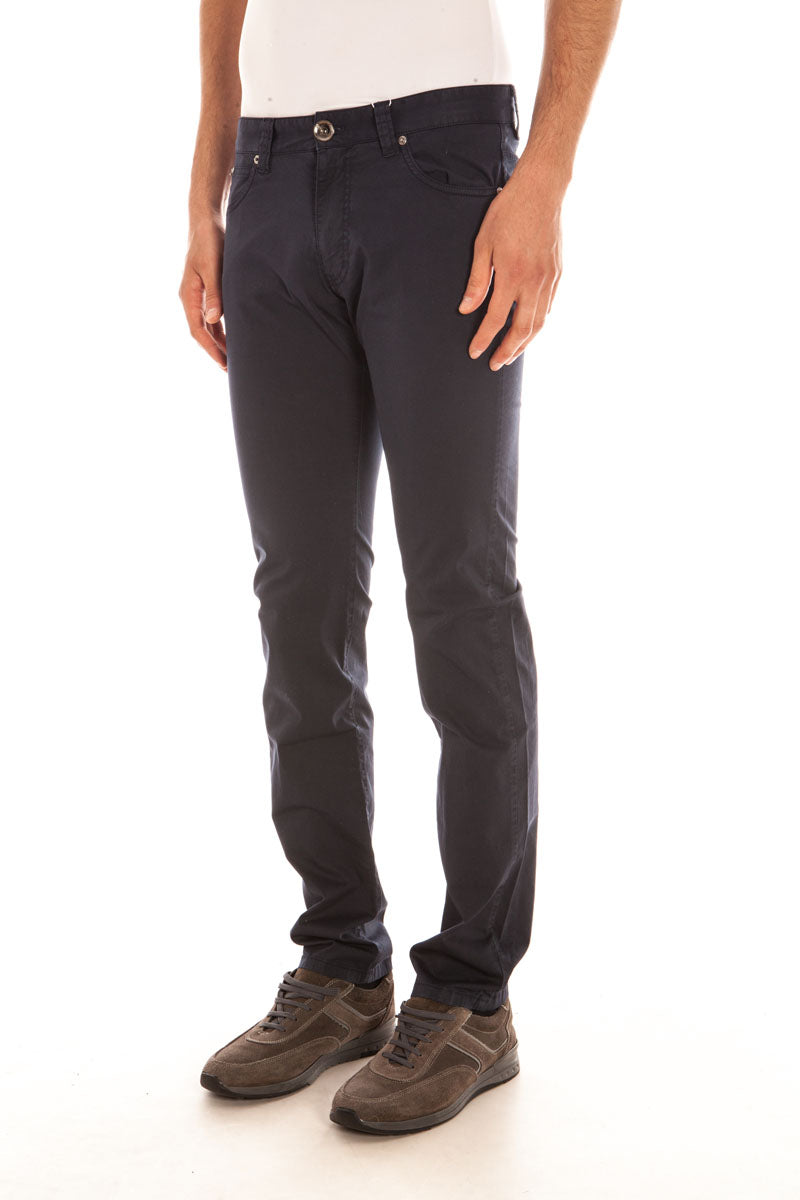 Pantaloni Armani Collezioni Blu Slim Fit - mem39