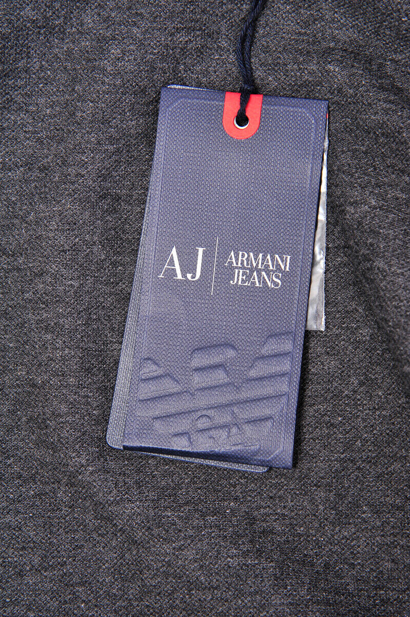 Polo Armani Jeans AJ Grigio Scuro - Cotone di Alta Qualità - mem39