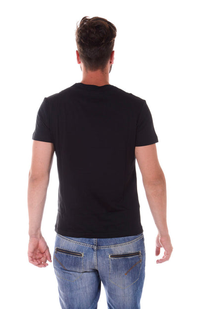 Maglietta nera in cotone di alta qualità - Versace Jeans - mem39