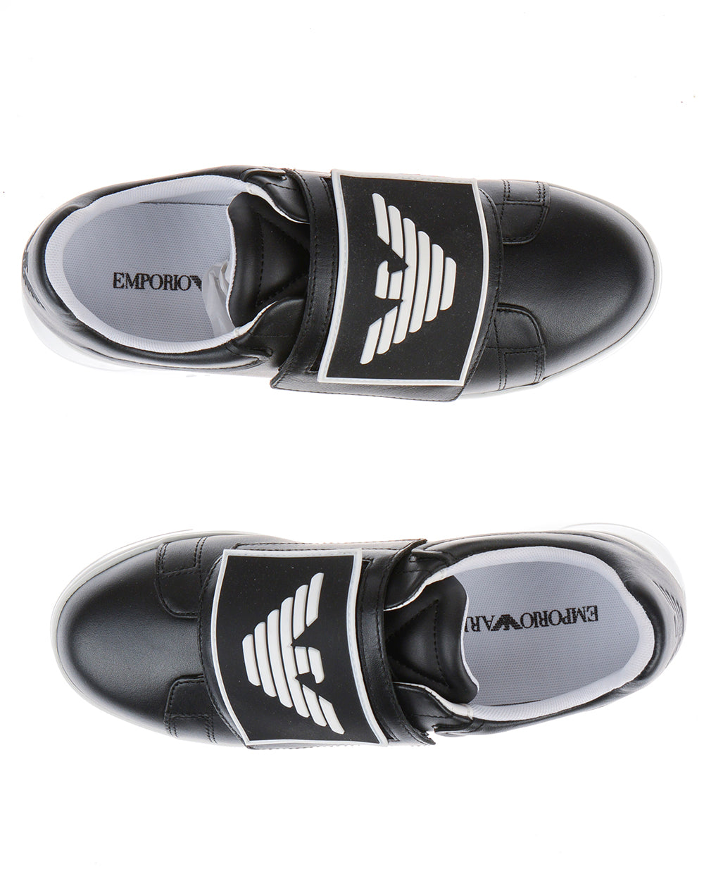 Sneakers Emporio Armani - Nero Oro - mem39
