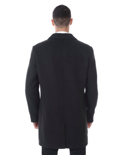 Cappotto Nero Eleganza Essenziale Daniele Alessandrini