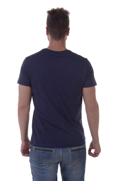 T-shirt Blu Manica Corta Versace Jeans