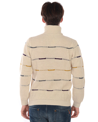 Pullover Maglia Eleganza Beige Daniele Alessandrini