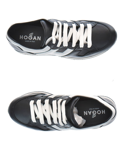 Sneakers Hogan 34,5 Nero Rosa - Stile Sofisticato