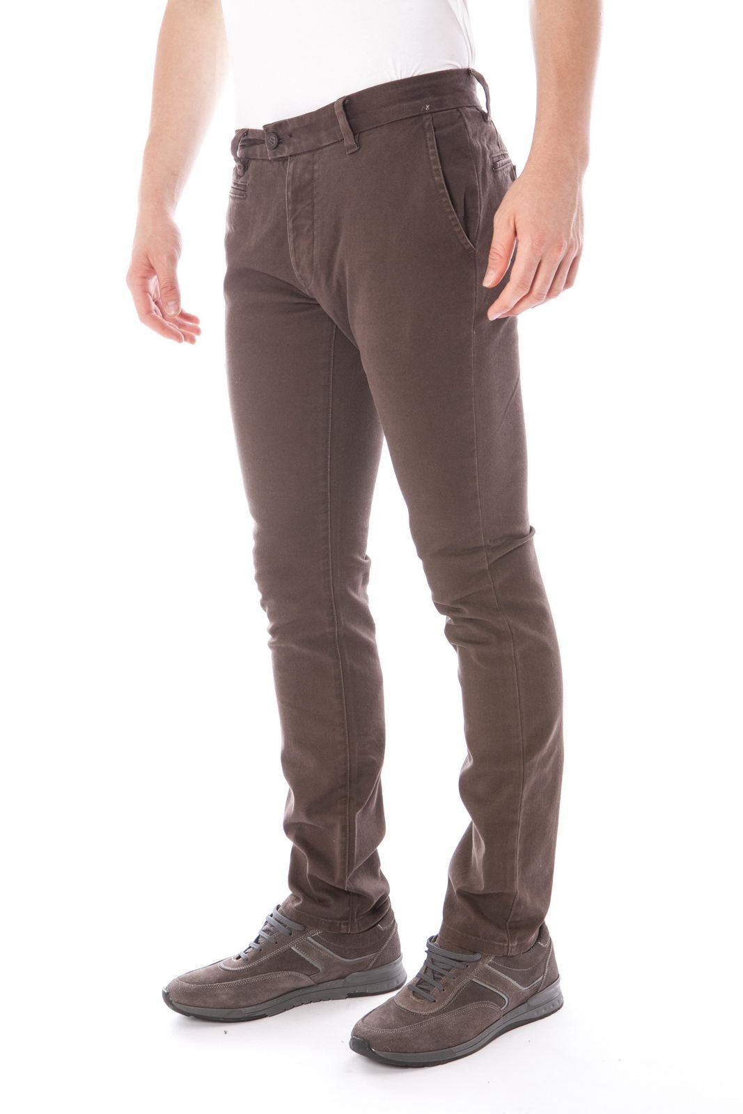 Pantaloni Armani Jeans Marrone M - Cotone Elastan - mem39
