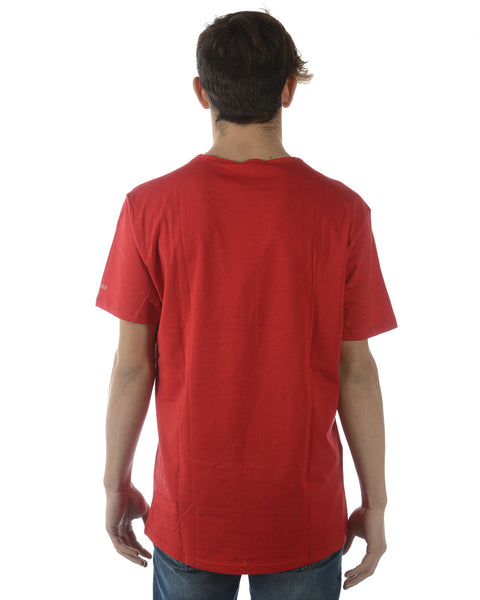 T-shirt Rossa Manica Corta Daniele Alessandrini