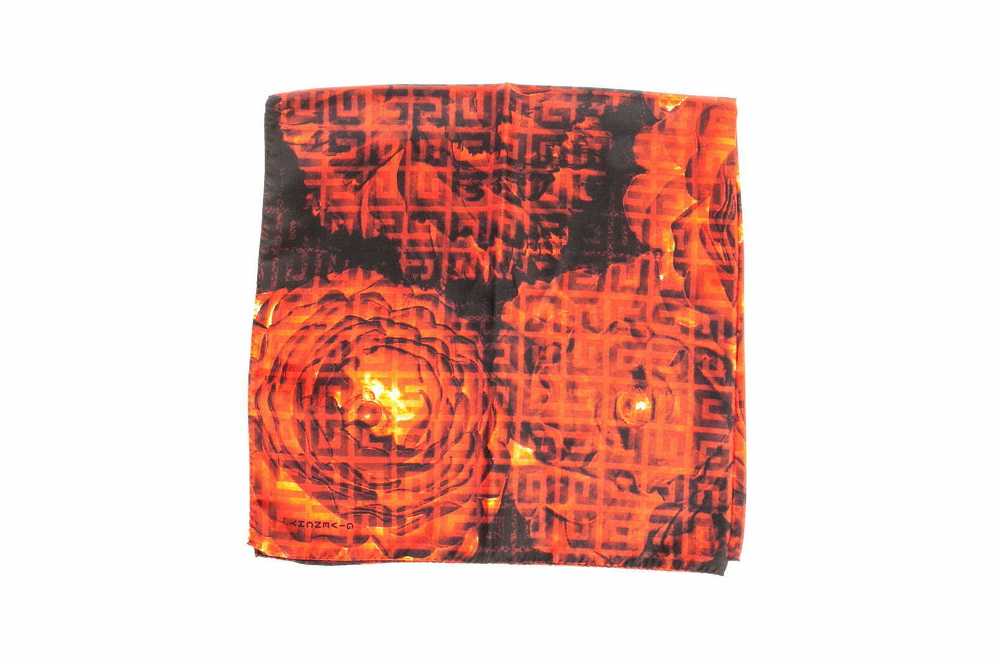 Foulard in seta Givenchy U Rosso Nero