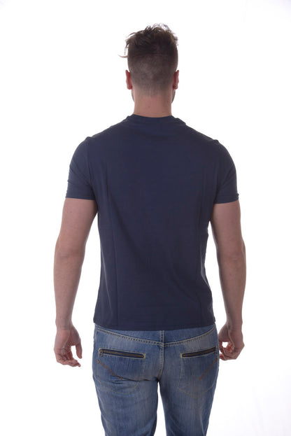 Maglietta Armani Jeans AJ Blu con Logo AJ - mem39