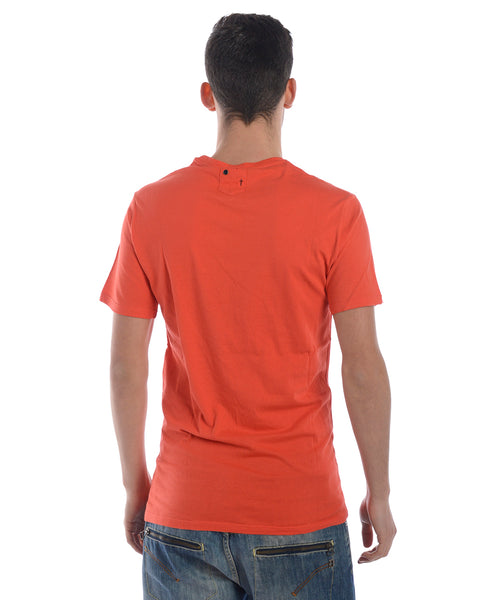 T-shirt Daniele Alessandrini Arancione in Cotone