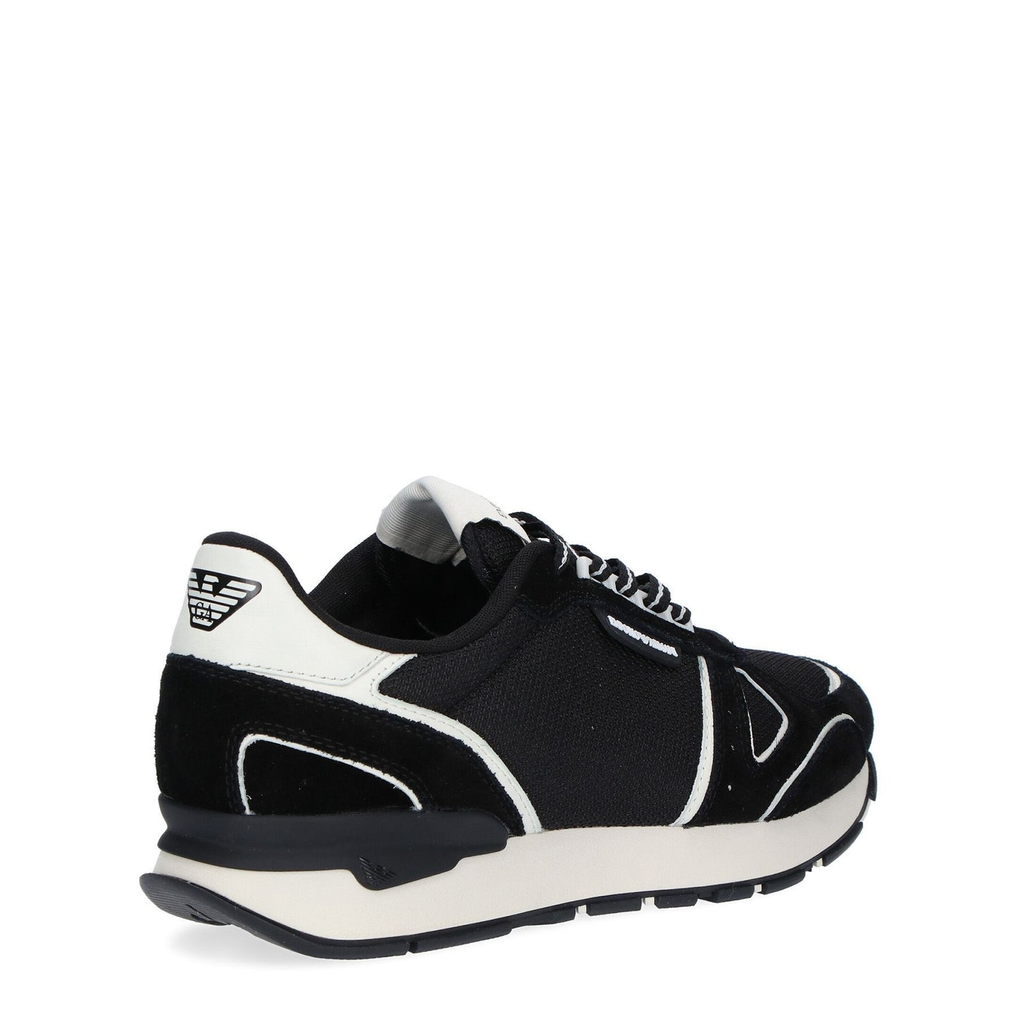 Scarpe Sneakers Poliestere Nero Emporio Armani 42 - mem39