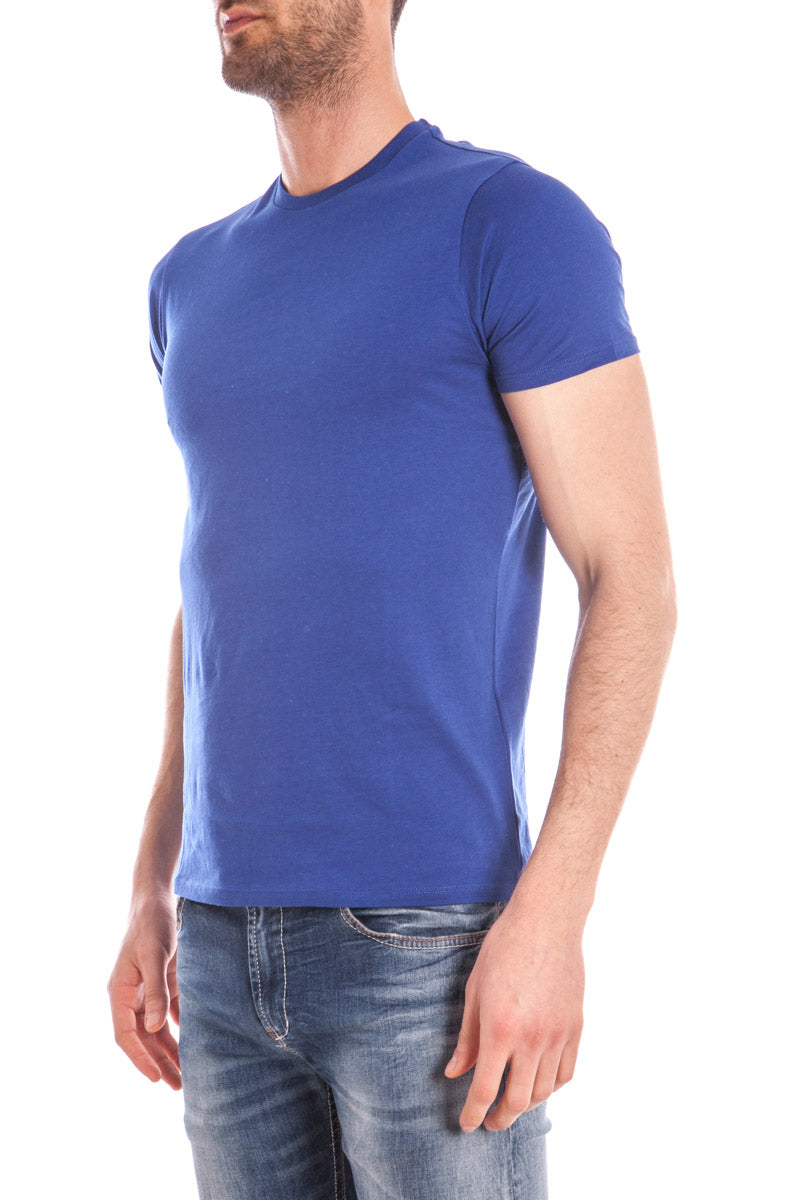 Maglietta Logo Distintivo Armani Jeans AJ Blu Scuro