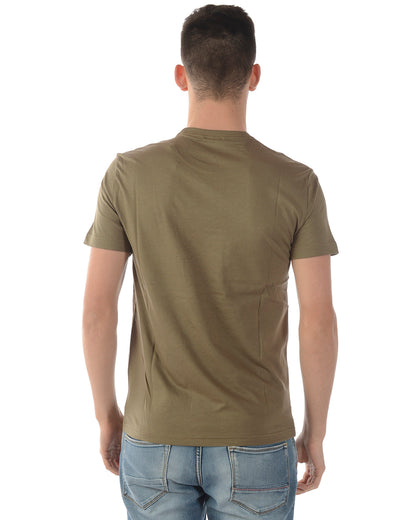 Maglietta Stampata Verde Militare EA7 - mem39