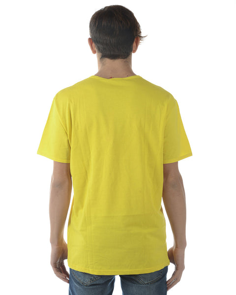 T-shirt Daniele Alessandrini XL Giallo in Cotone Morbido