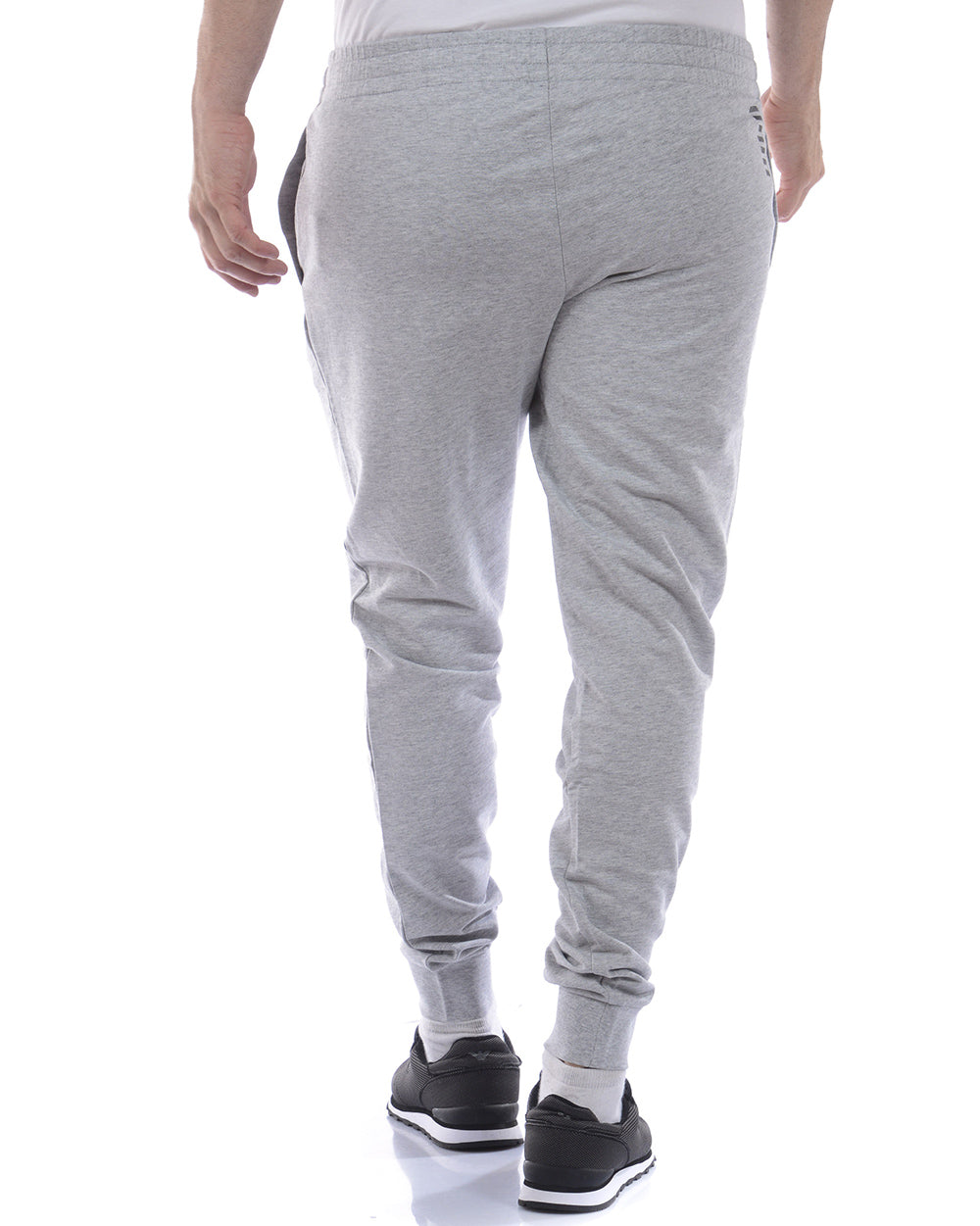 Tuta Grigio Scuro Cotone Emporio Armani EA7