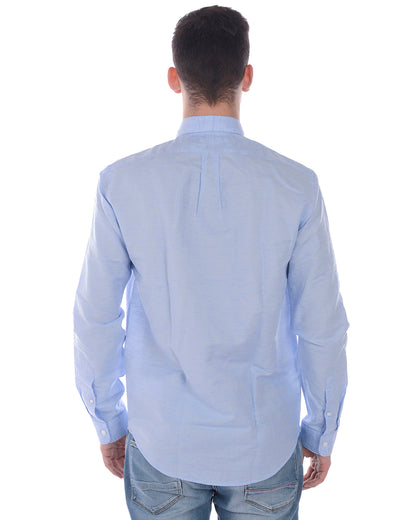 Camicia Kenzo Blu in Lino e Cotone