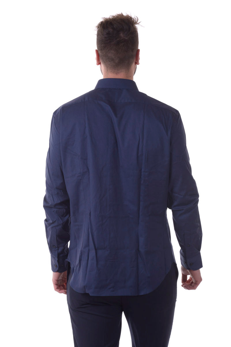 Camicia Armani Collezioni Blu Slim Fit 39 - mem39