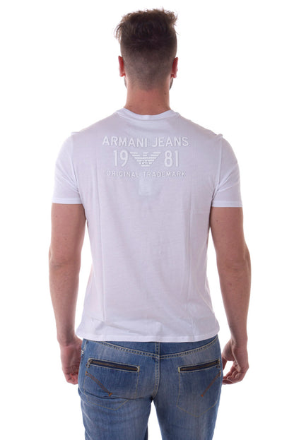 T-shirt Bianca Armani Jeans AJ - mem39