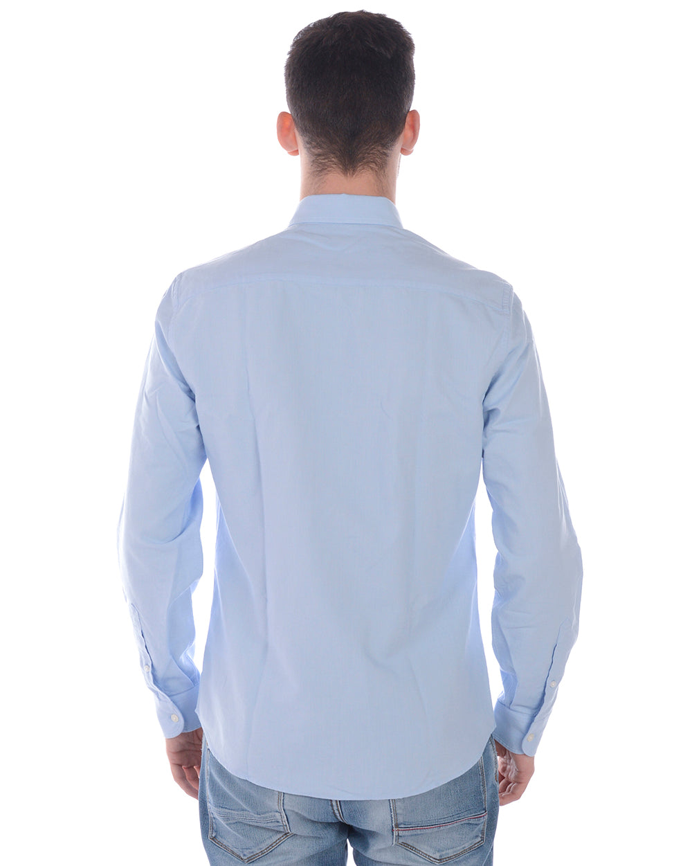 Camicia Kenzo Slim Fit Cotone Azzurro M - mem39