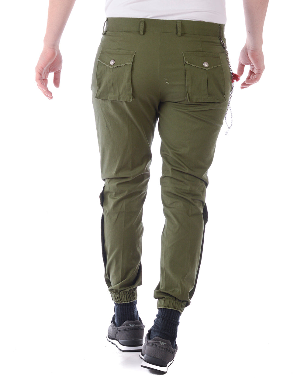 Pantaloni Verde Militare Daniele Alessandrini - mem39