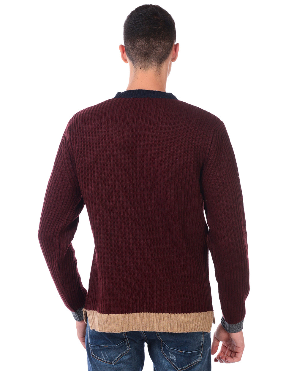 Maglione Bordeaux Daniele Alessandrini