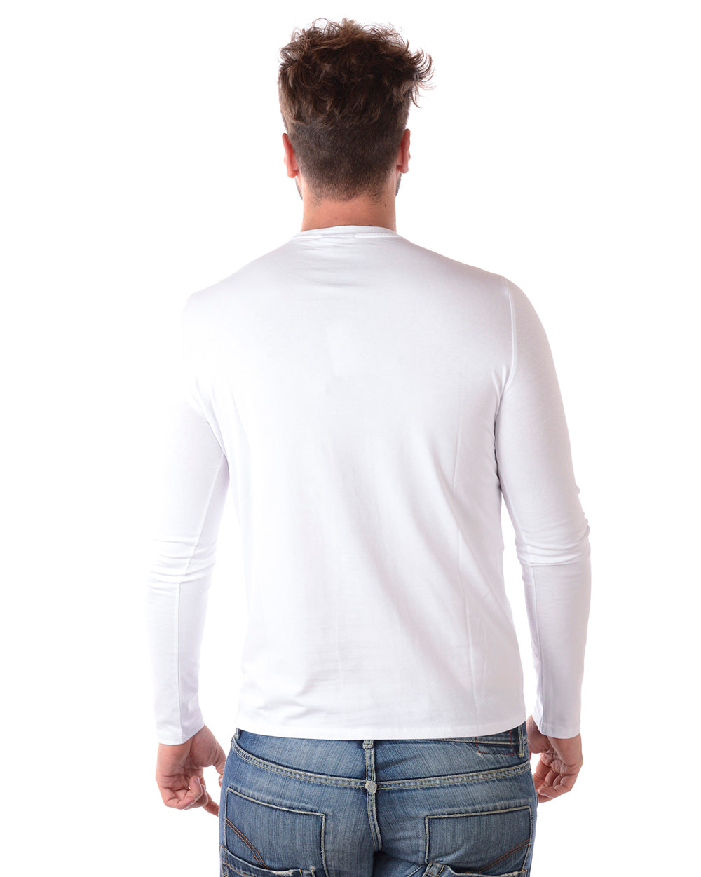 T-shirt Manica Lunga Emporio Armani XL Bianco - mem39