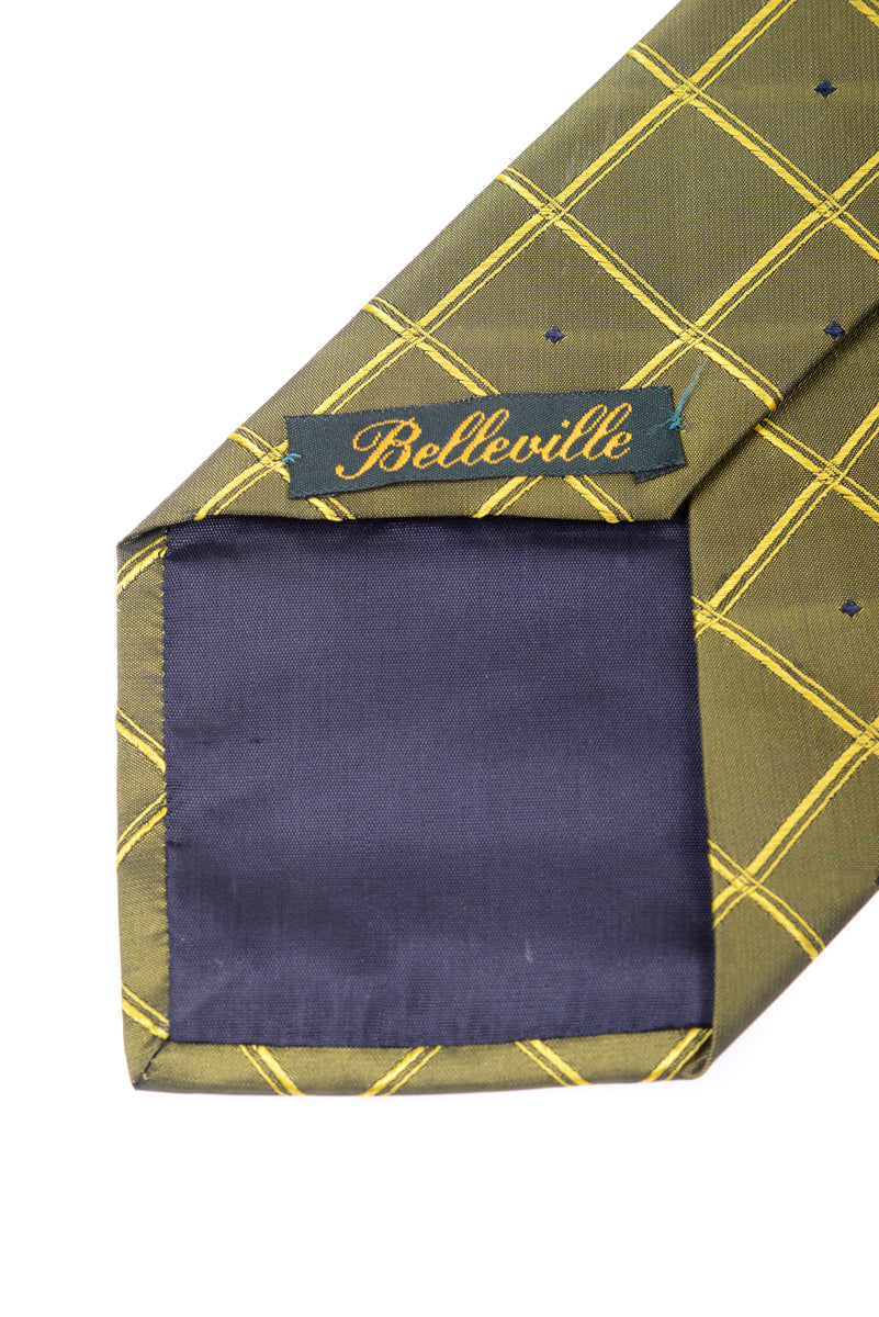 Cravatta Belleville Seta Verde - mem39