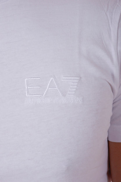 Maglietta EA7 Emporio Armani in Cotone Bianco - mem39