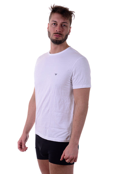 Maglietta Emporio Armani XL in Cotone Bianco Scuro - Eleganza Moderna