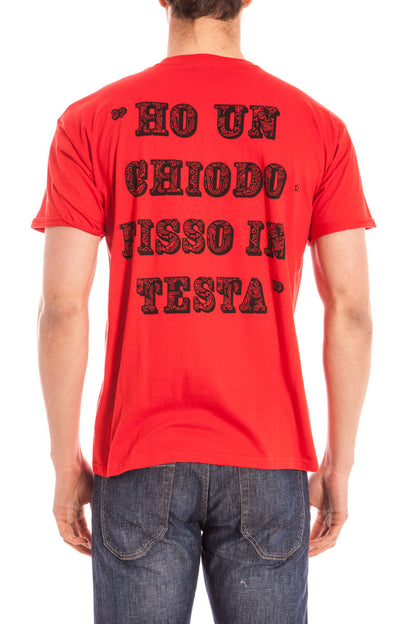 Maglietta Daniele Alessandrini: Rosso Elegante - mem39