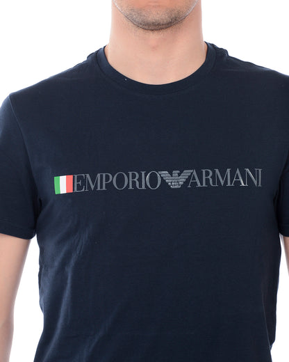 T-shirt Blu Scuro Emporio Armani Underwear - mem39