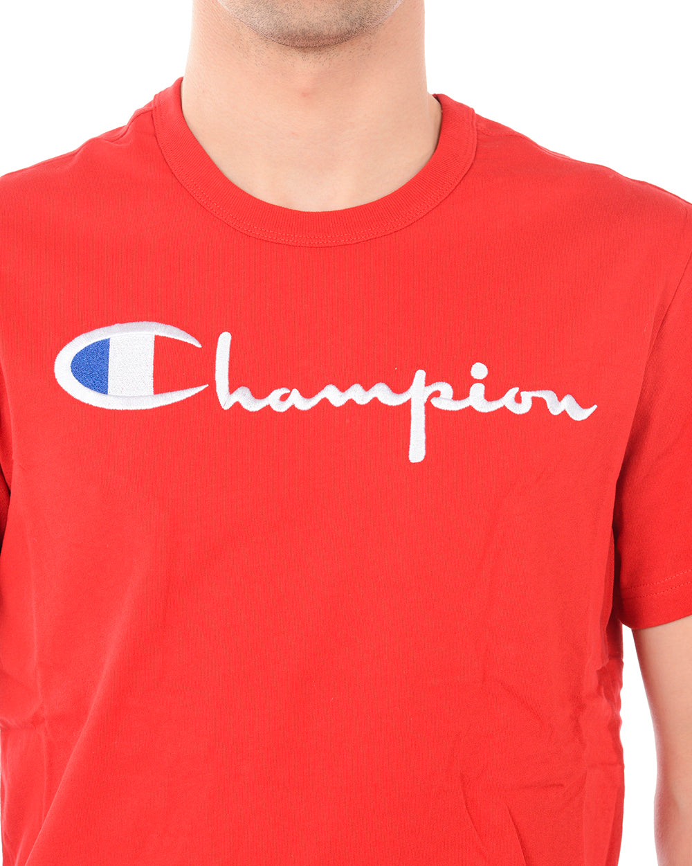 T-shirt Champion Logo Ricamato - mem39