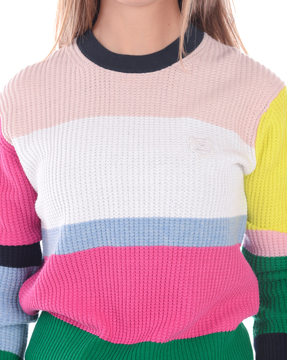 Maglia Kenzo Multicolore in Cotone e Cashmere