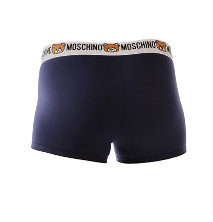 Boxer Moschino Underwear Blu, Confezione Doppia (Taglia S) - mem39