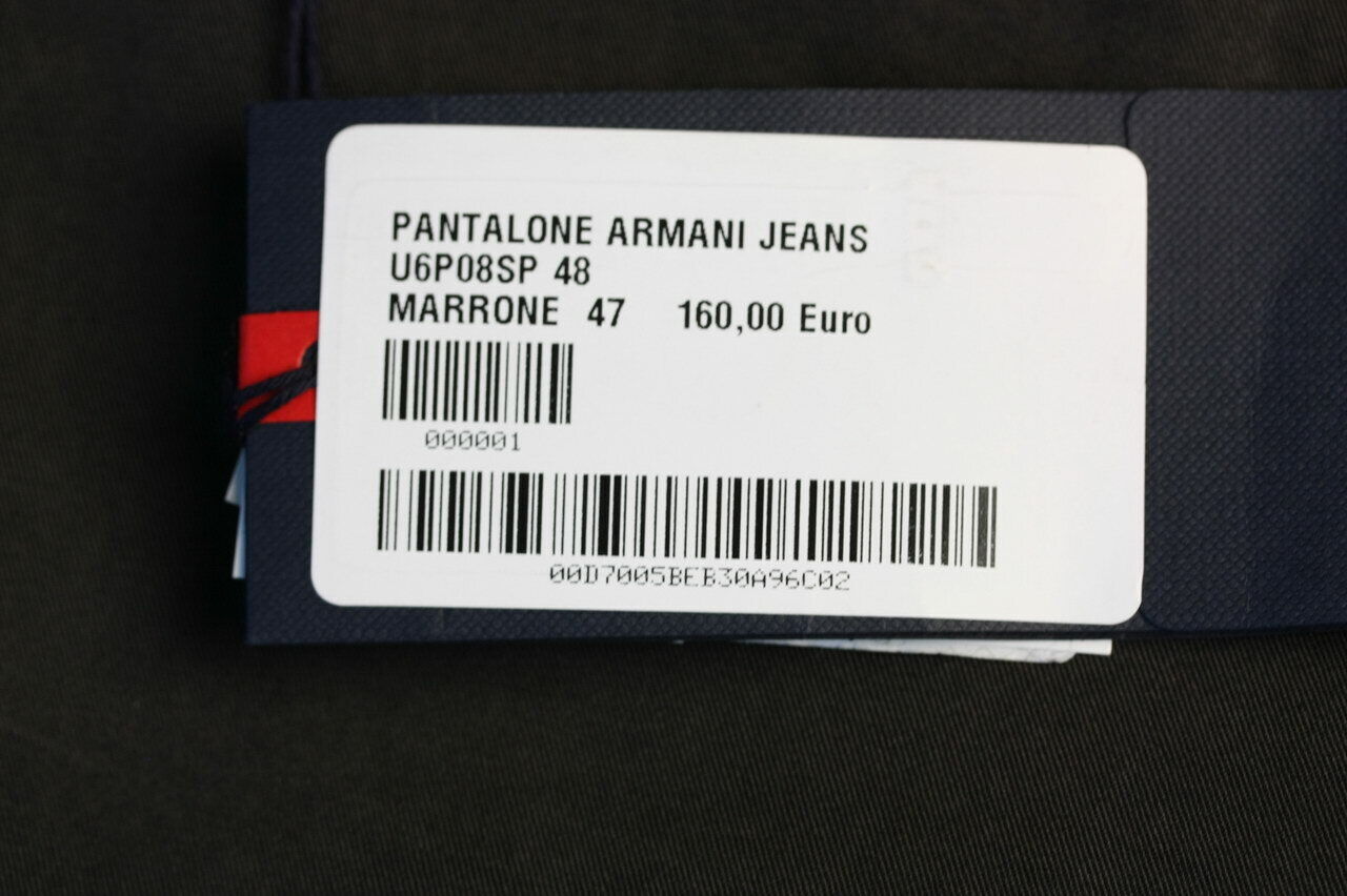 Polo Armani Jeans XXL Bianco con Manica Lunga - mem39