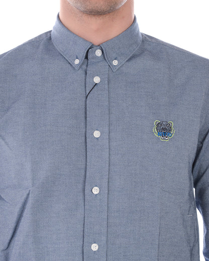 Camicia Blu Kenzo XL in Cotone