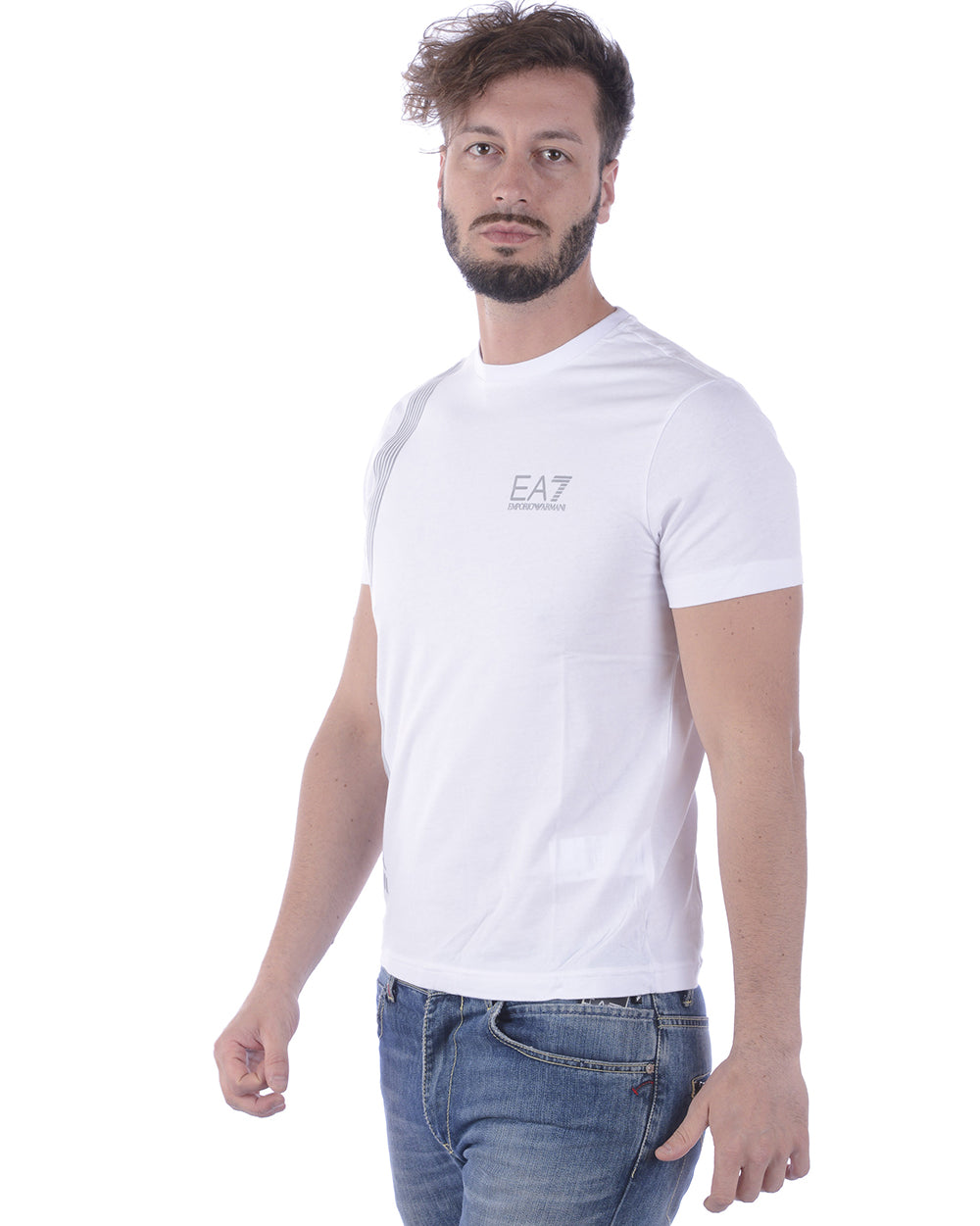 Maglietta Stampata Logo EA7 Emporio Armani - mem39
