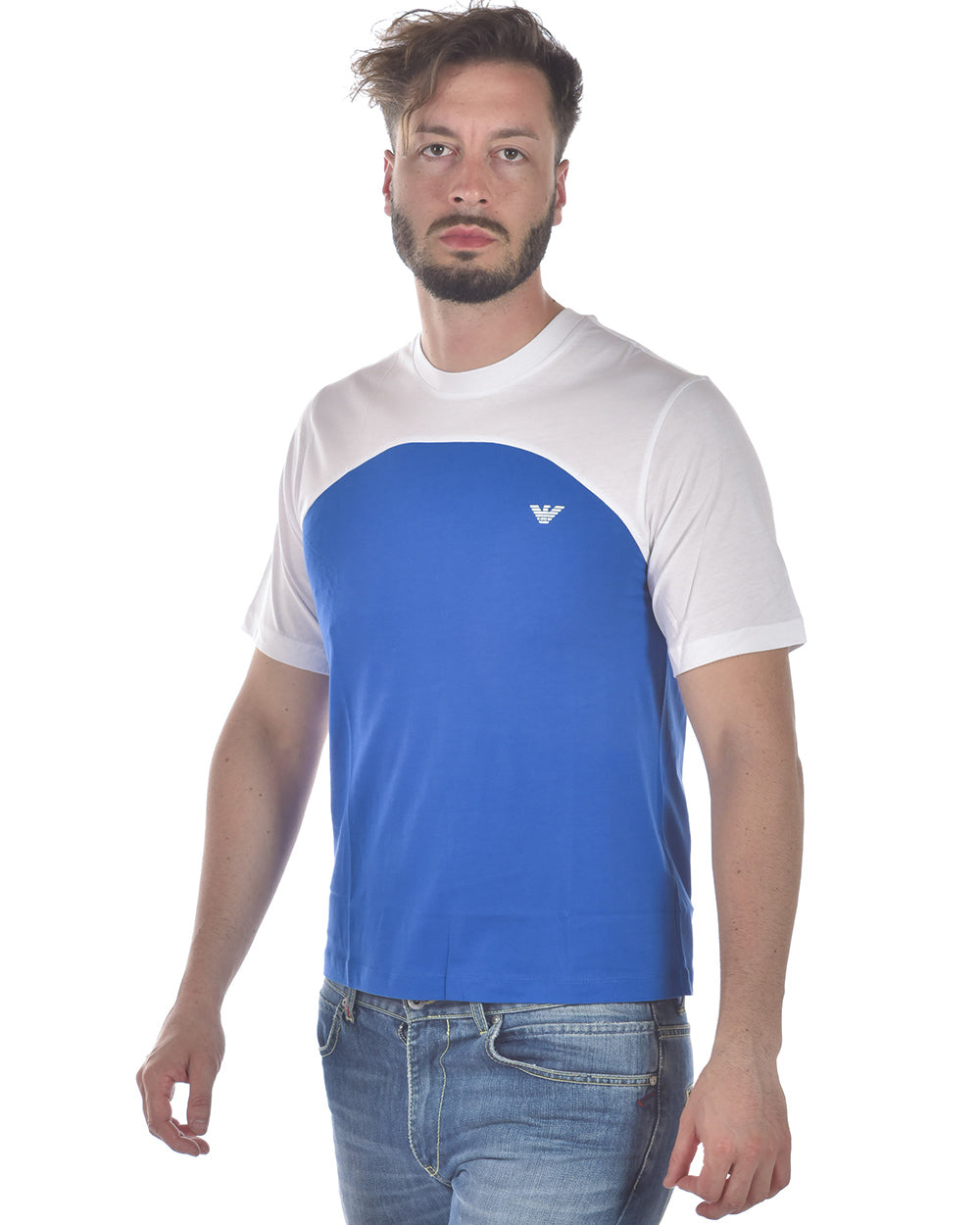 T-shirt uomo Emporio Armani Blu Chiaro - mem39