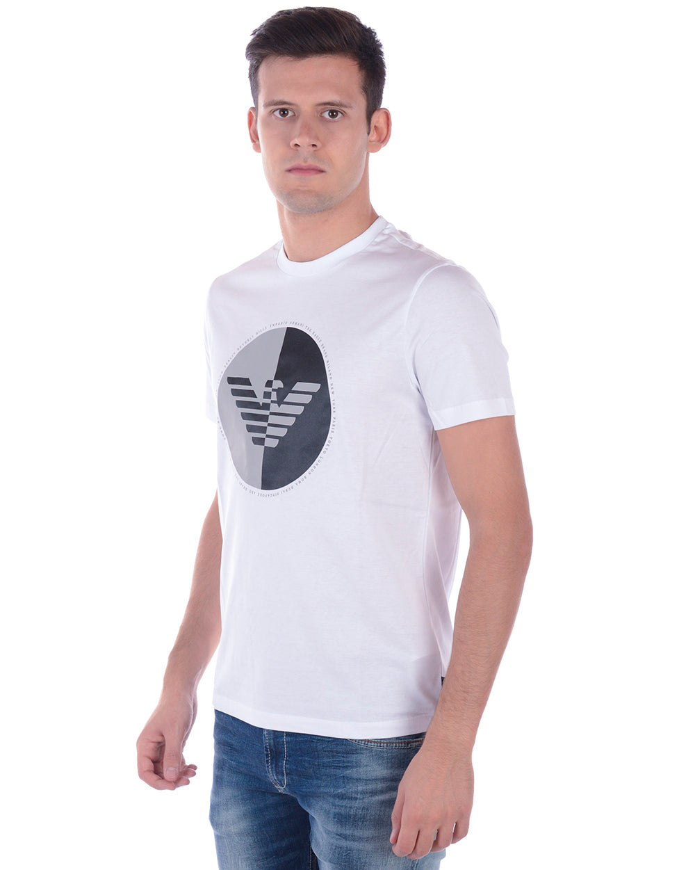 T-shirt Cotone Nero Emporio Armani - mem39