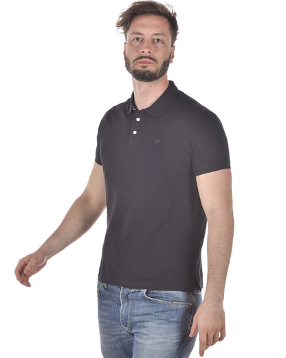 Polo Emporio Armani Nero Cotone M