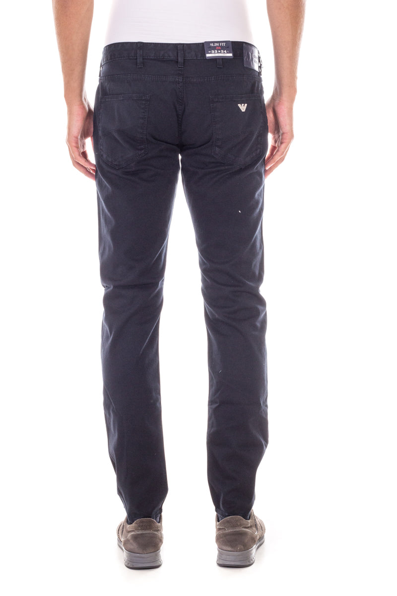 Pantaloni Armani Jeans Slim Fit Blu - mem39