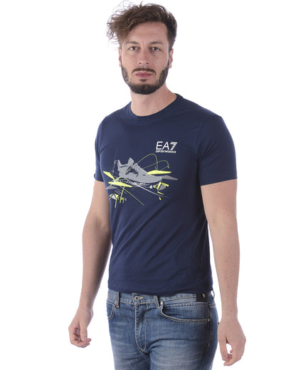 T-Shirt Emporio Armani EA7 Blu Navy - mem39