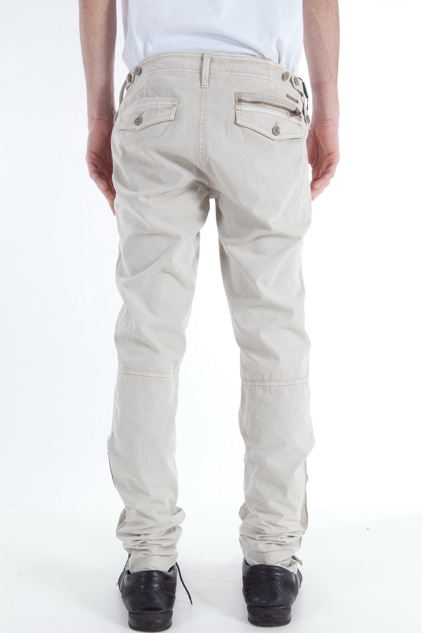 Pantaloni Burberry Grigi Slim Fit - mem39