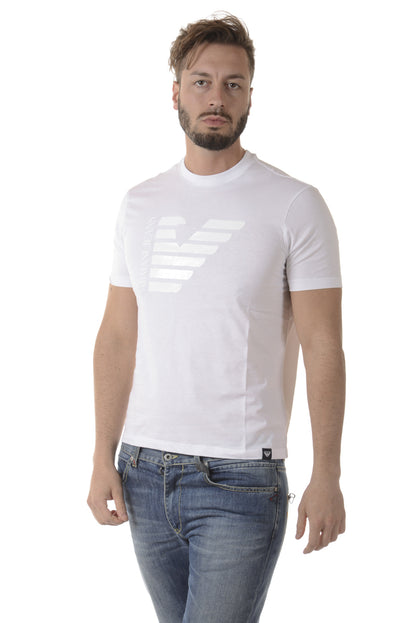 Maglietta con Logo Armani Jeans - XXL Bianco - mem39