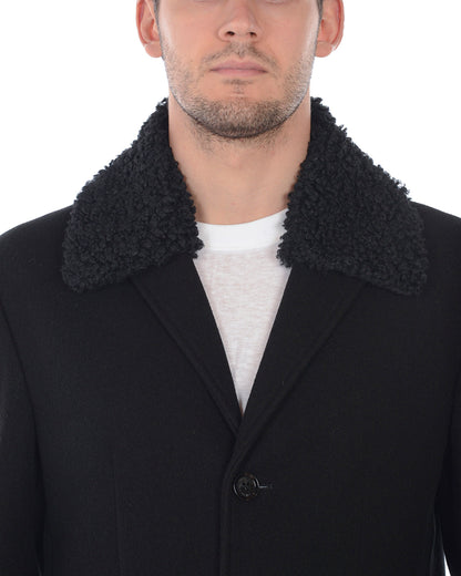 Cappotto Nero Daniele Alessandrini