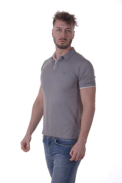 Polo Armani Jeans AJ Grigio in Cotone - mem39