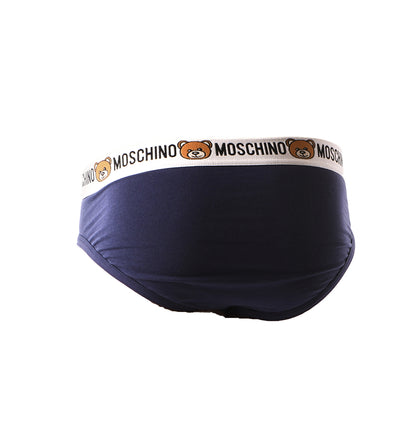 Slip Moschino Underwear Grigi in Cotone Elastan - Taglia M