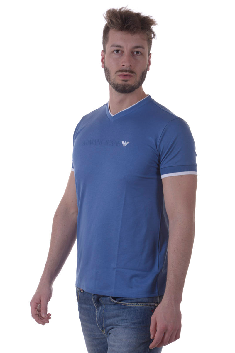 T-shirt Armani Jeans Blu Scuro